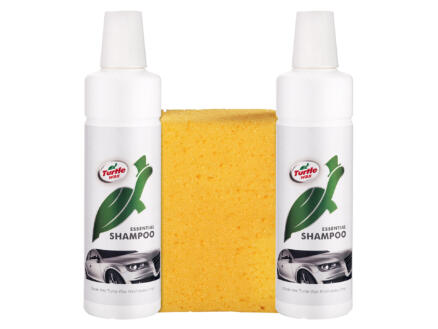 Essential Shampoo 2x500 ml avec éponge 1