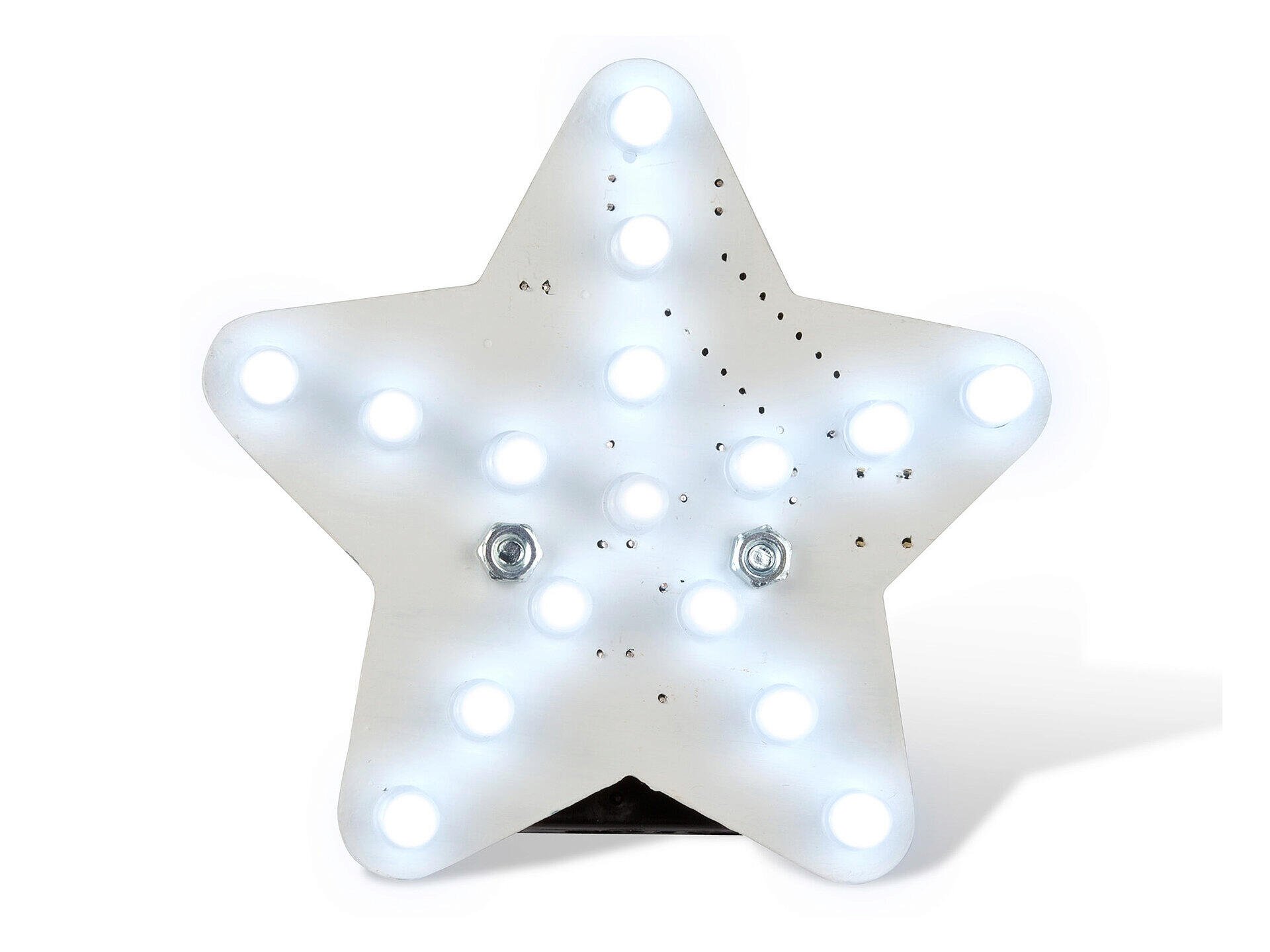 Whadda Étoile lumineuse blanche LED kit de soudage