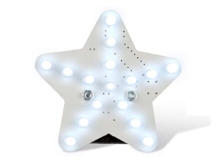 Whadda Étoile lumineuse blanche LED kit de soudage 1
