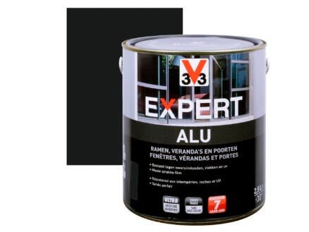 Expert peinture alu satin 2,5l noir 1