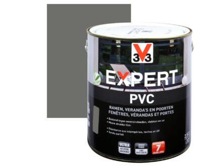 Expert verf PVC zijdeglans 2,5l taupe 1
