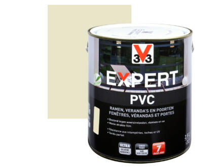 Expert verf PVC zijdeglans 2,5l zand 1