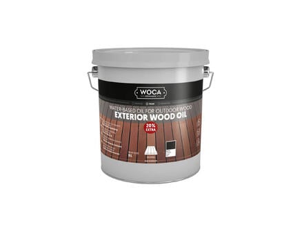 Woca Exterior Wood Oil houtbescherming 3l zwart 1