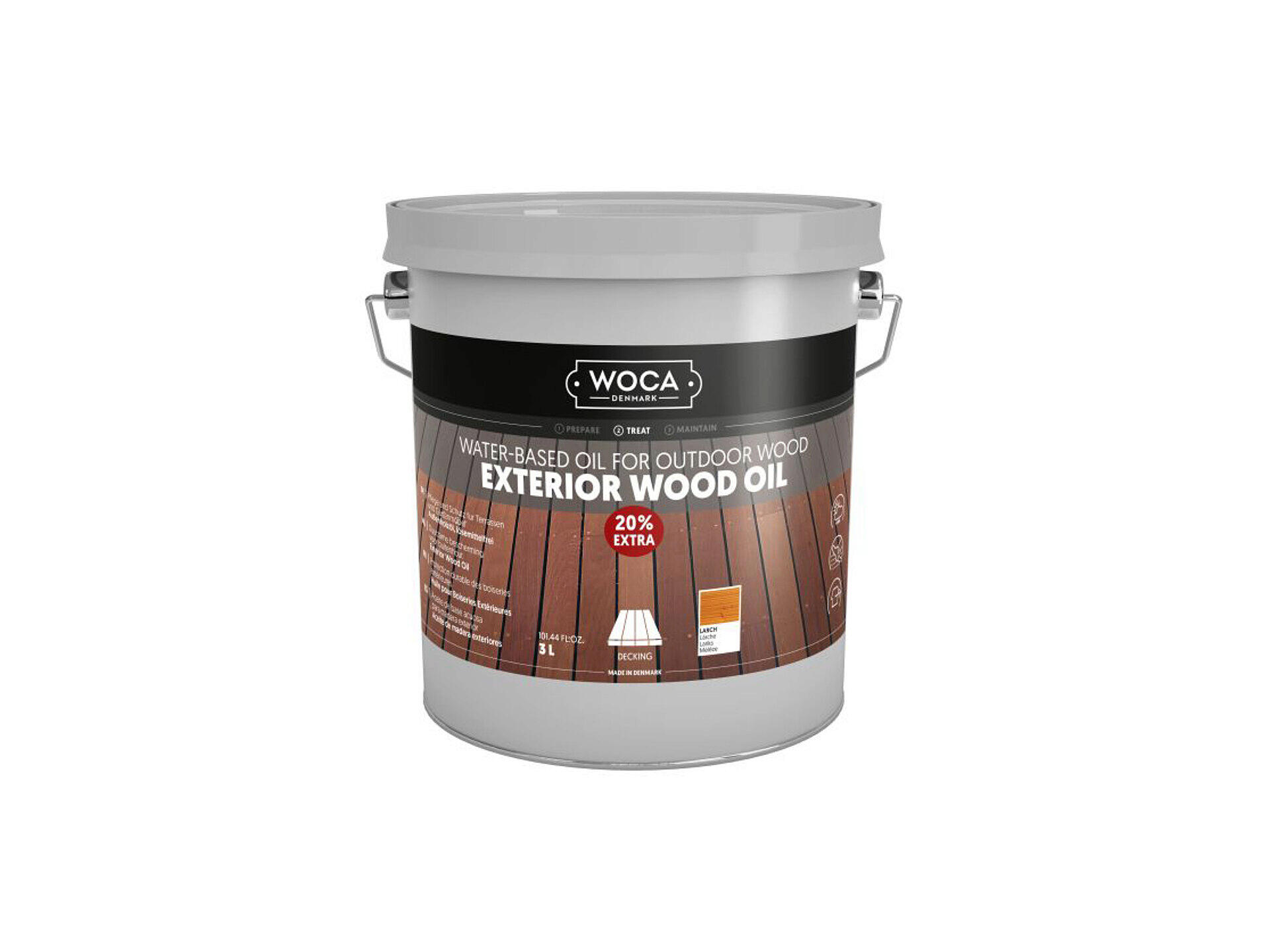 Woca Exterior Wood Oil lariks houtbescherming 3l
