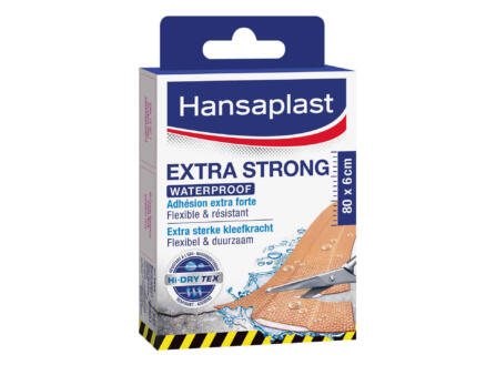 Hansaplast Extra Strong waterbestendige pleister 80x6 cm
