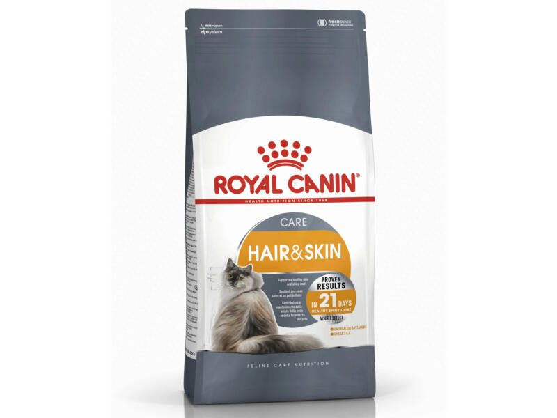Royal Canin Feline Care Nutrition Hair & Skin croquettes chat 2kg