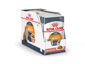 Royal Canin Feline Care Nutrition Intense Beauty Care Gravy croquettes chat 12x85 g