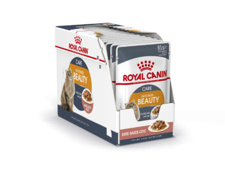 Royal Canin Feline Care Nutrition Intense Beauty Care Gravy croquettes chat 12x85 g 1