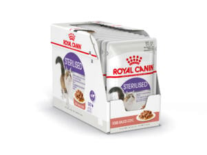 Royal Canin Feline Care Nutrition Sterilised Gravy croquettes chat 12x85 g