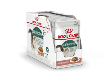 Royal Canin Feline Health Nutrition Instinctive 7+ Gravy croquettes chat 12x85 g 1