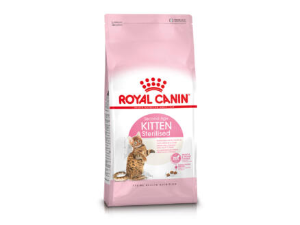 Royal Canin Feline Health Nutrition Kitten Sterilised croquettes chat 400g 1