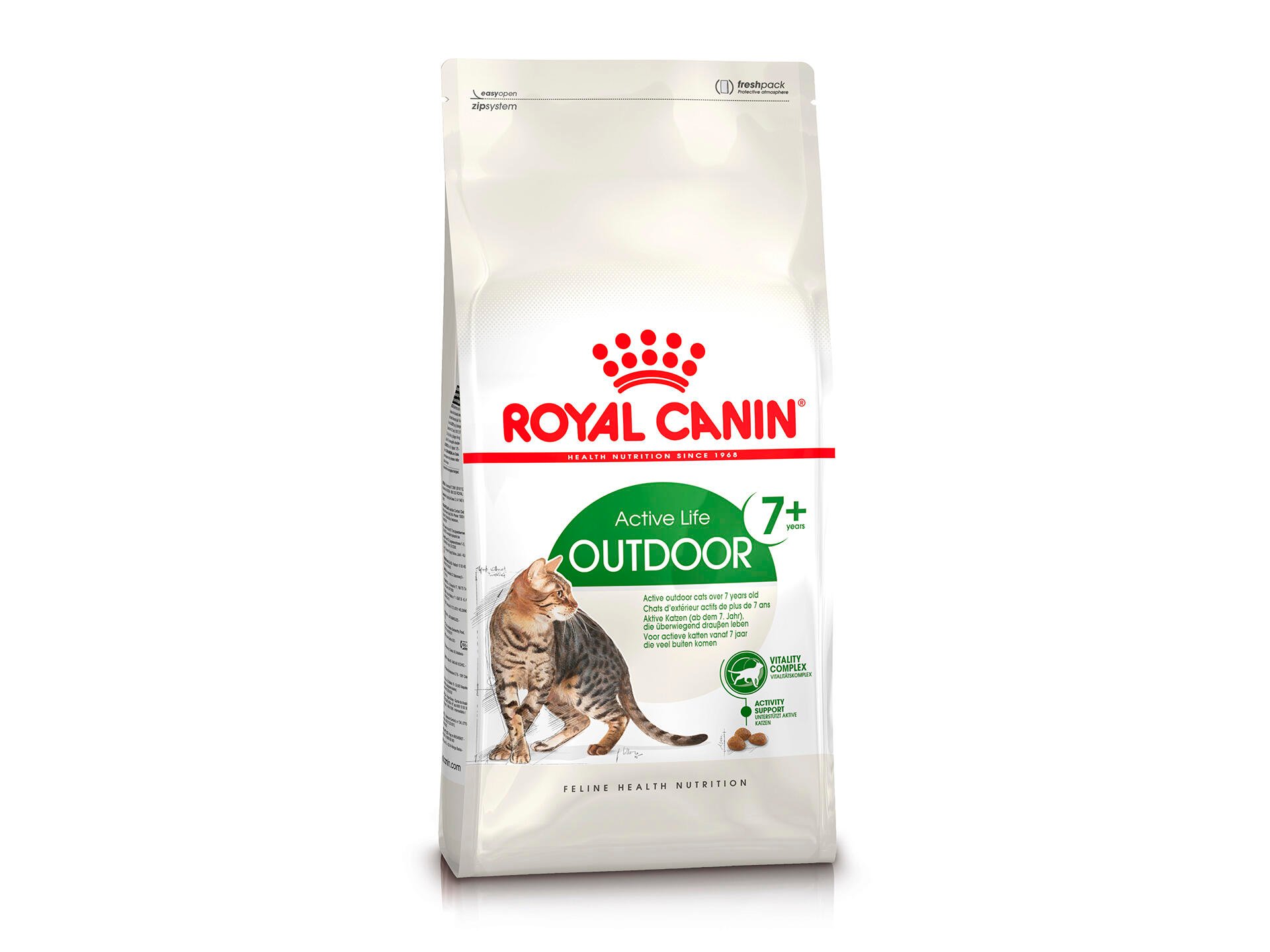 Royal Canin Feline Health Nutrition Outdoor Active Life +7 croquettes chat 2kg