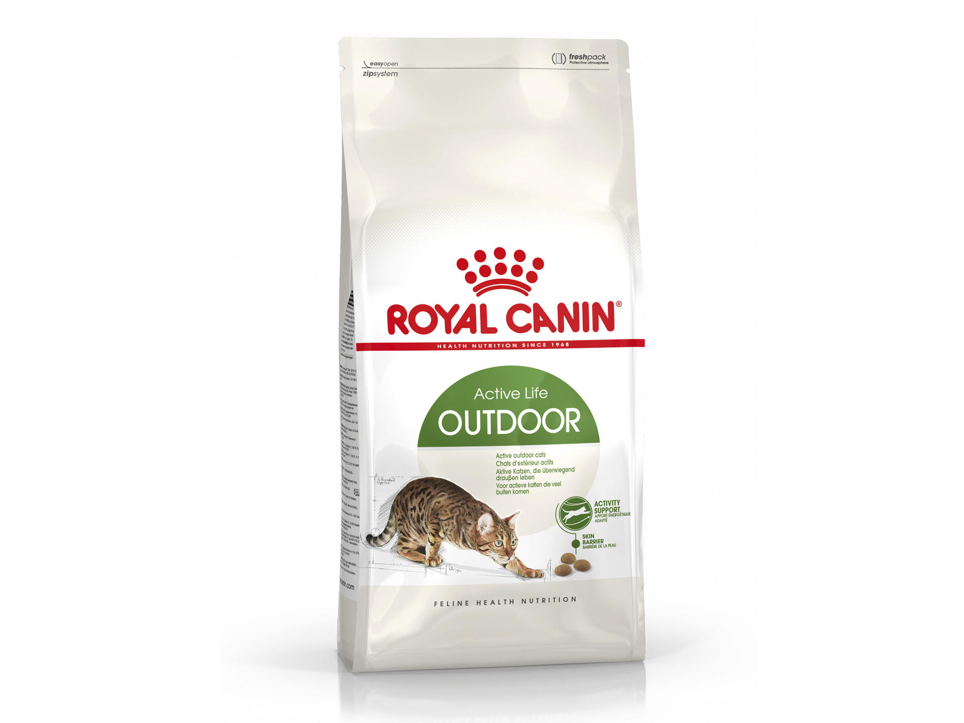 Royal Canin Feline Health Nutrition Outdoor Active Life croquettes chat 400g