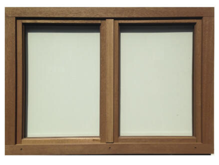 Fenêtre oscillo-battante 2 vantaux 126x98 cm bois 1