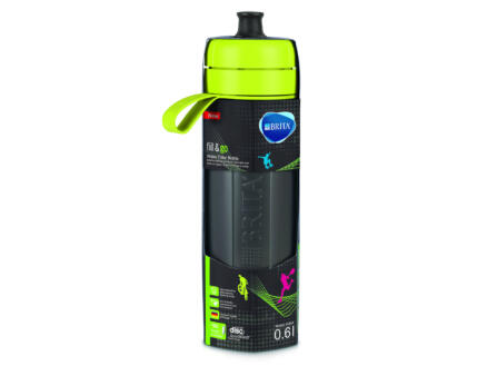 Brita Fill & Go Active bouteille à eau filtrante noir/citron vert 1