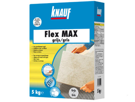 Knauf Flex Max tegellijm 5kg grijs