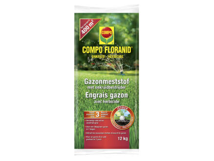 Floranid engrais gazon + herbicide 12kg 1