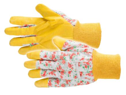 Busters Flower gants de jardinage M vinyle jaune 1