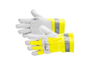 Busters Fluo gants de travail 10 cuir jaune