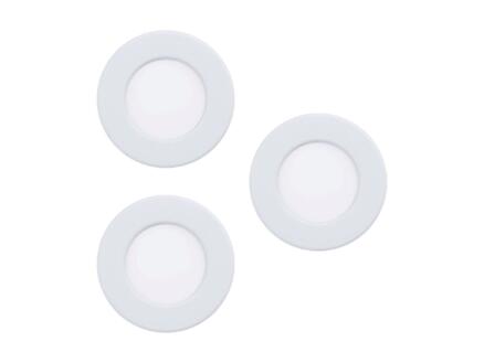 Eglo Fueva 5 spot LED encastrable 2,7W blanc 3 pièces