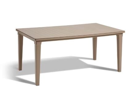 Futura table de jardin 165x95 cm cappuccino 1