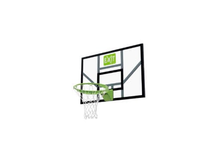 Galaxy panneau de basket avec cercle dunk et filet vert/noir 1