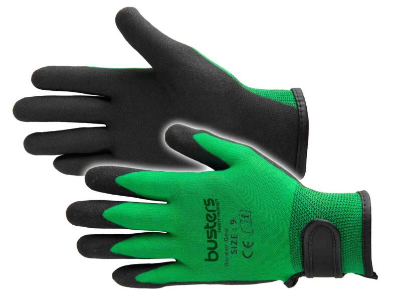 Busters Garden Grip gants de jardinage S/M nylon vert