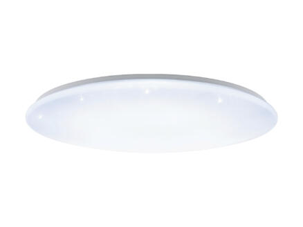 Eglo Giron-S plafonnier LED 80W + télécommande dimmable blanc/crystal