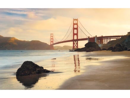 Komar Golden Gate digitaal fotobehang vlies 4 stroken