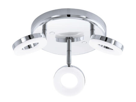 Eglo Gonaro spot de plafond LED 3x3,8 W chrome/blanc 1