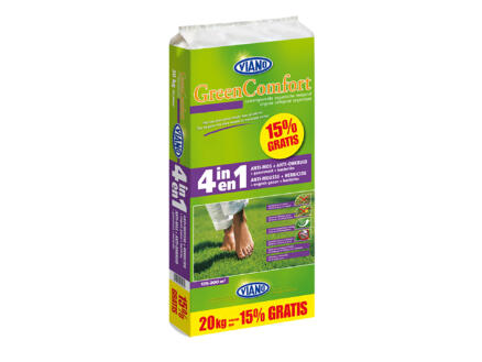 Viano GreenComfort 4-in-1 gazonmeststof 17kg + 3kg gratis 1