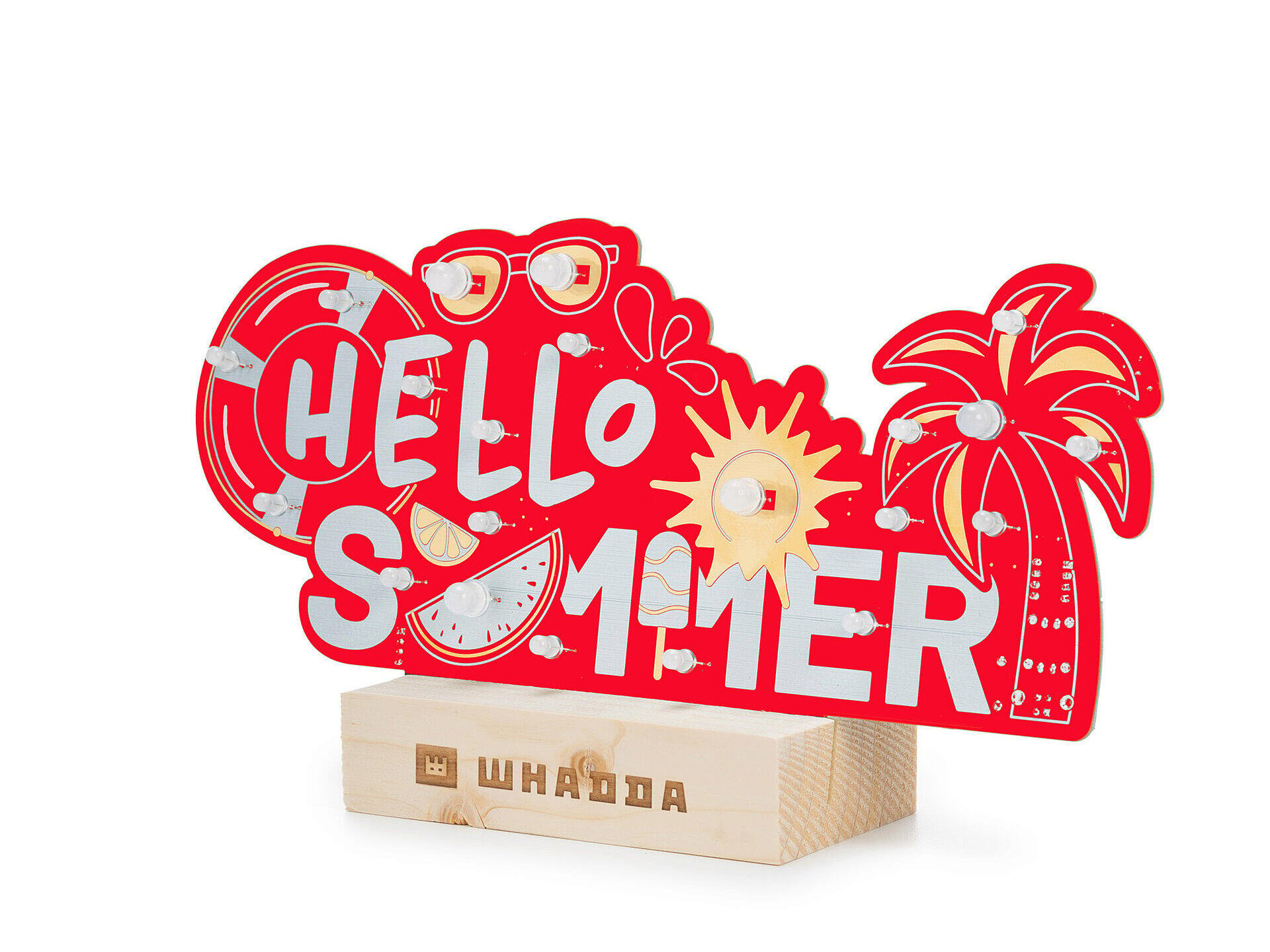 Whadda Hello Summer carte de circuit imprimé XL kit de soudage