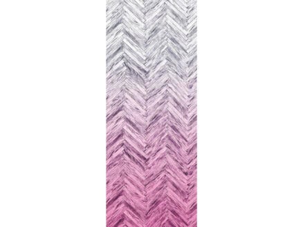 Komar Herringbone Pink Panel intissé photo numérique