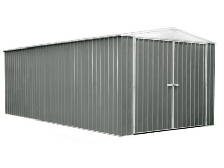 Hervey garage 300x596x230 cm staal grijs 1