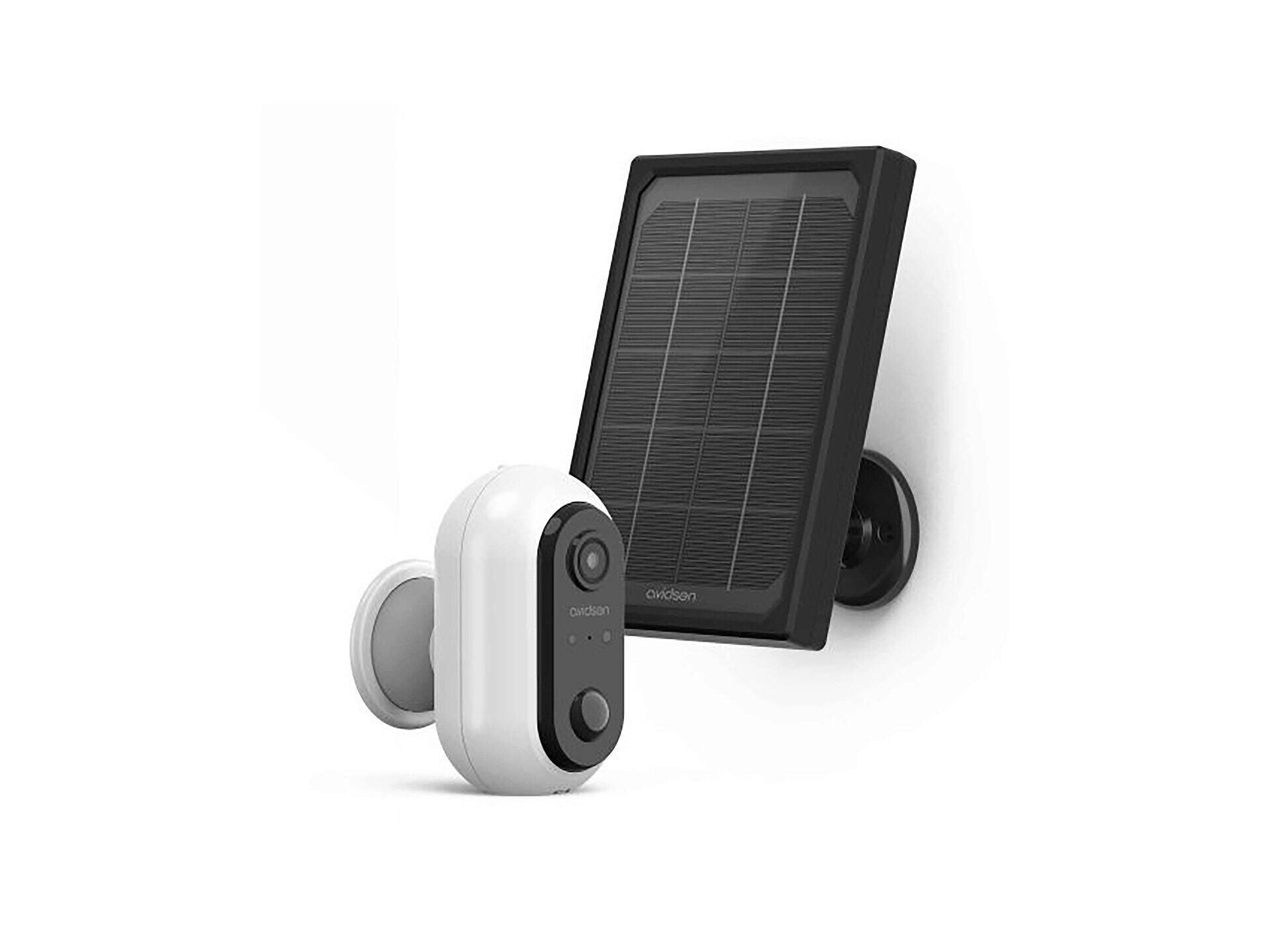 Avidsen HomeCam solar Powered Stand caméra extérieure IP 130° avec wifi et vision nocturne