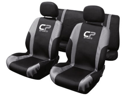 Housse de siège auto CP Sports set de 9 pièces argent - gris 1