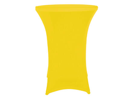 Toolland Housse pour table haute jaune 1