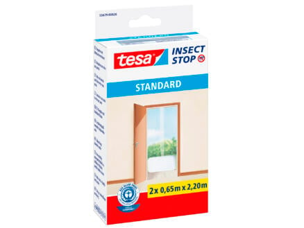 Tesa Insect Stop Standard klittenband deuren 2,2m 65cm wit 1