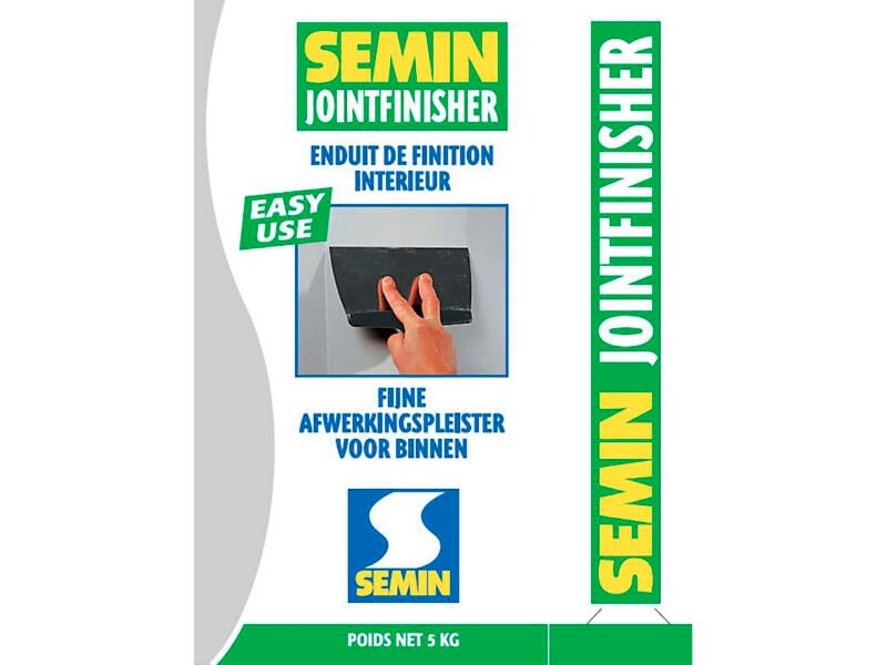 Semin Jointfinisher enduit de finition pour plaques de plâtre 5kg