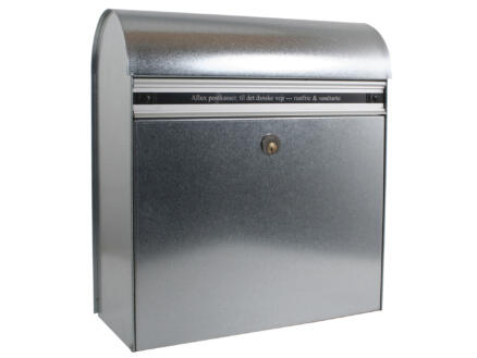 Allux KS 200 brievenbus gegalvaniseerd staal grijs 1