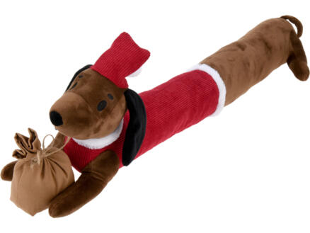Kerst tochtstopper hond 85cm 1