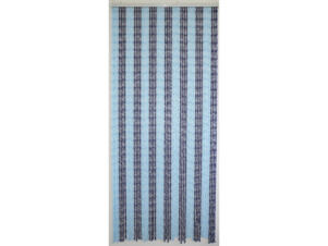 Confortex Knots rideau de porte 90x200 cm bleu