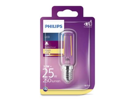 LED buislamp filament E14 2,1W warm wit 1