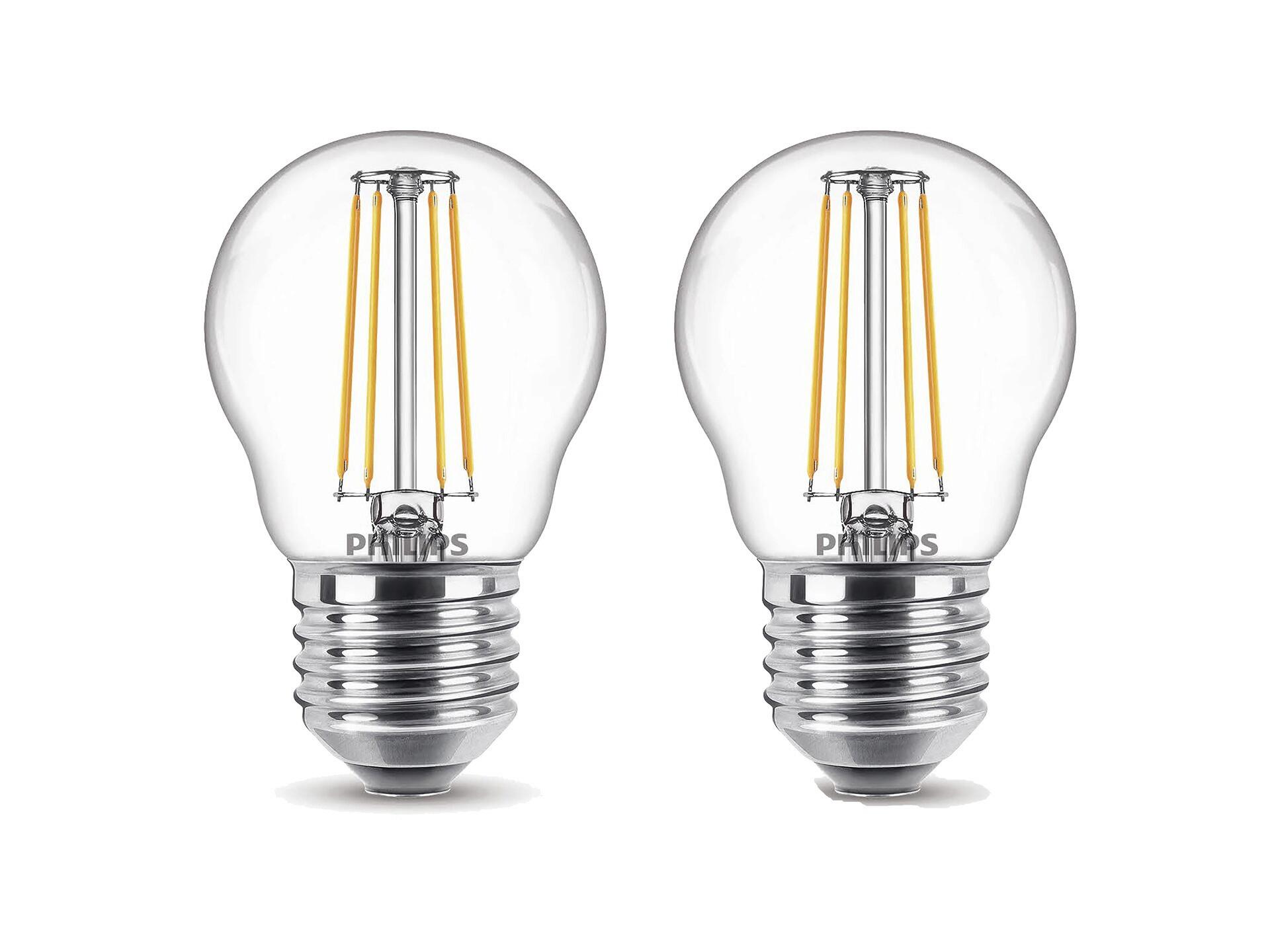 LED Kogellamp Filament E27 4 3W Warm Wit 2 Stuks Hubo led-kogellamp-filament-e27-4-3w-warm-wit-2-stuks-hubo