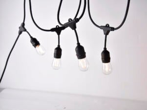 LED lichtslinger E27 2W wit 10 lampen