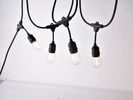 LED lichtslinger E27 2W wit 10 lampen