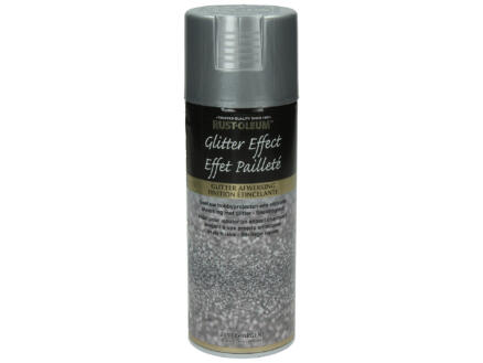 Rust-oleum Lakspray glitter effect 0,4l zilver 1