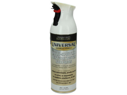 Rust-oleum Laque en spray toutes surfaces universal brillant 0,4l blanc 1