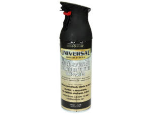 Rust-oleum Laque en spray toutes surfaces universal satiné 0,4l noire