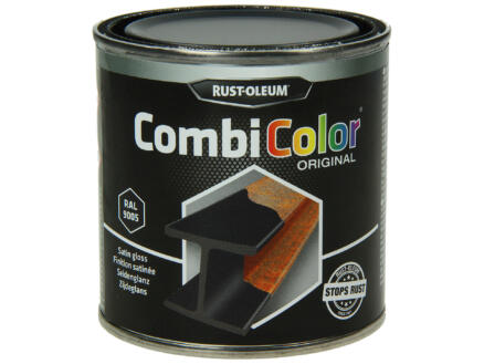 Rust-oleum Laque peinture métal satin 0,25l noir foncé 1